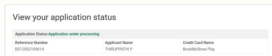 Devathanam1's tweet photo. @RBLBankCares @rblbank how much will take for credit card application decision making around 20 days gone. https://t.co/xP7sEkjpIo