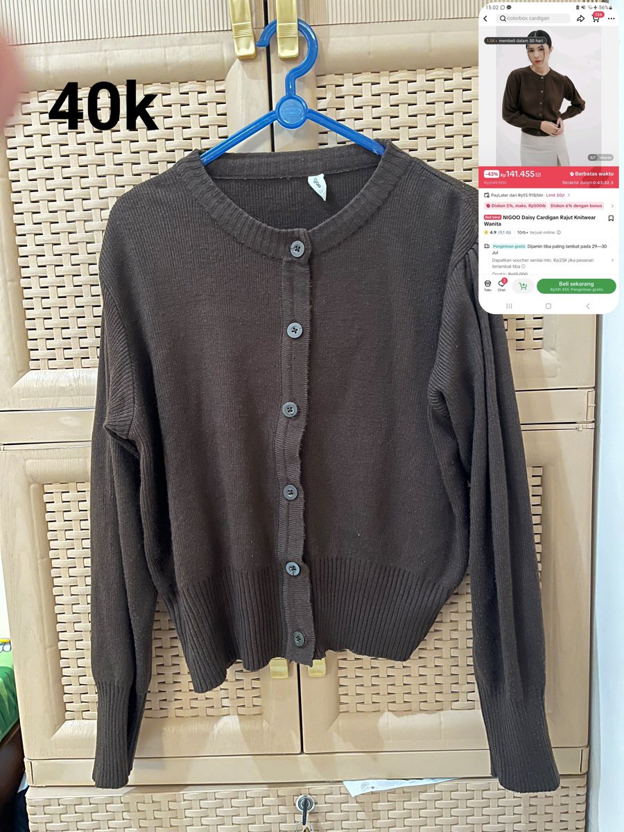 bbywinelf's tweet photo. #Preloved
Jaket Olahraga Anti UV only 80k
Brand : KKTOP
Size : M (45-55kg)
Baru dipakai 2x masih baguss banget

Cardigan Coklat only 40k
Brand : Nigoo
All Size
Masih bagus bangett

Cardigan Coquette Knite only 65k
No Brand
All Size
Rajut halus, adem gak bikin gerah https://t.co/FjgpYkuj2E