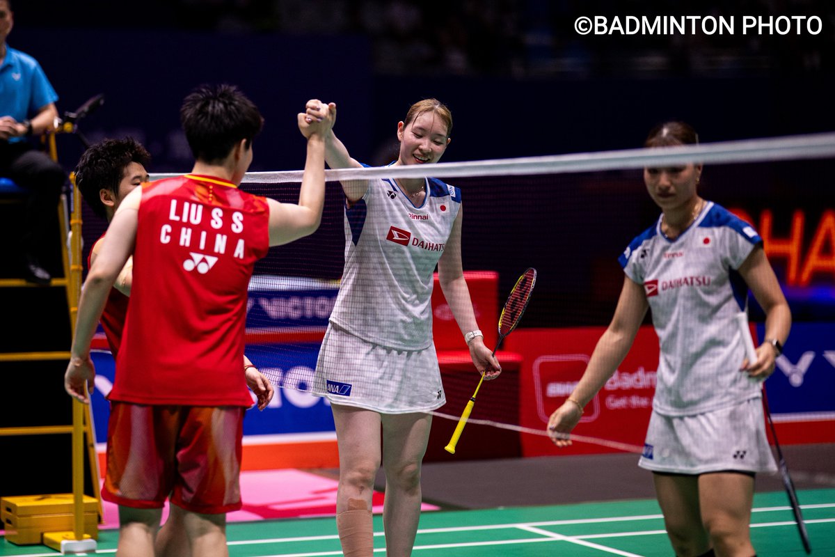 Badminton_BAJ's tweet photo. 中国オープン2026🇨🇳
女子ダブルス
🥈準優勝 福島由紀/松本麻佑ペア

LIU Sheng Shu/TAN Ning(中国) 2-0 福島由紀/松本麻佑

おめでとうございます☺
 
#中国オープン #フクマツ
#バドミントン #badminton https://t.co/GL7EbqXSf1