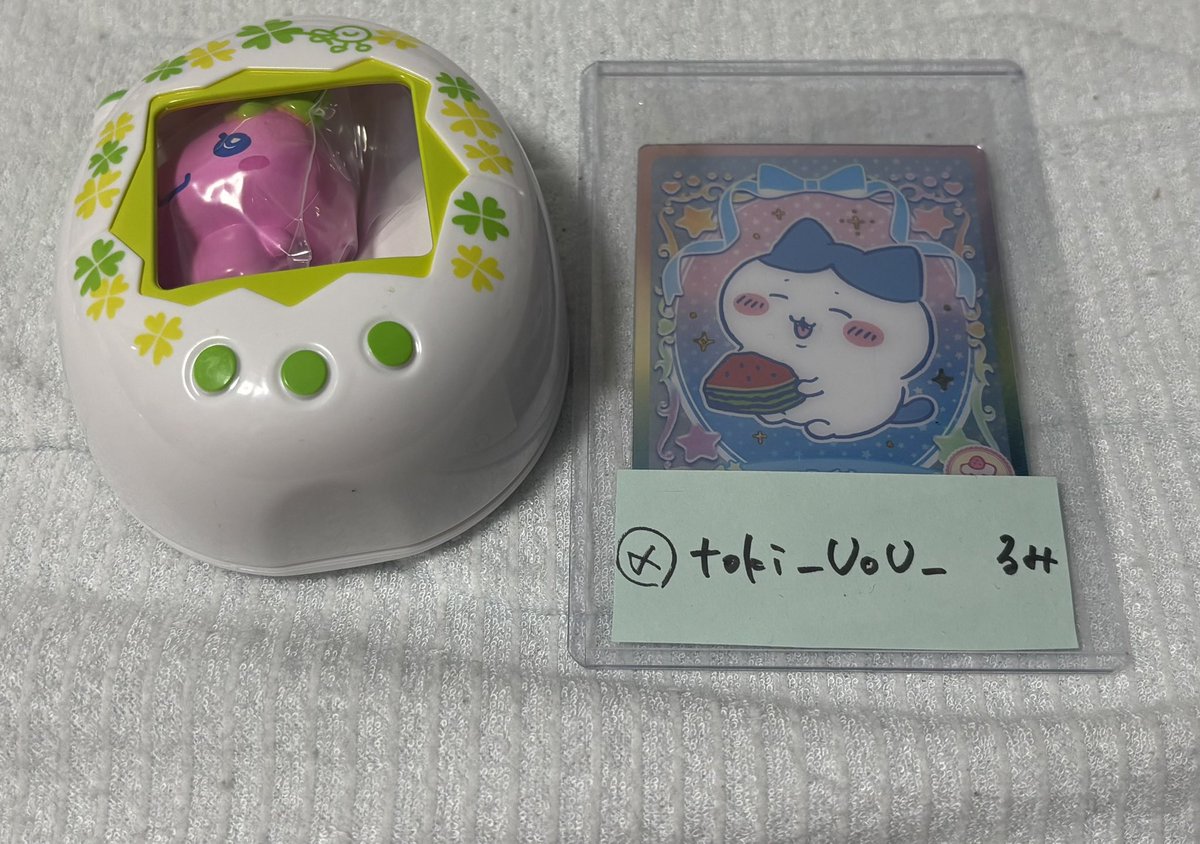 toki_UoU_'s tweet photo. @jw50_sp 検索より失礼いたします。
当方ふらわっちを所持しております。郵送での交換は可能でしょうか？ご検討よろしくお願いいたします。 https://t.co/vc45mlwxoS
