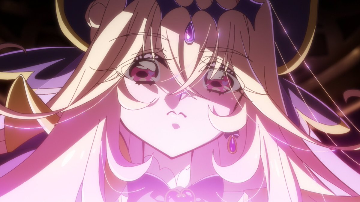zebruder's tweet photo. Meitantei Precure ep 26 - Unexpectedly bittersweet. Kurea finally remembering who she is and her reintroduction as Eclair should be a triumphant moment, and it absolutely was, but Luluka's troubled reaction to it cast a large shadow (excuse the pun) over this whole past arc. https://t.co/TPF0Kc4LnS