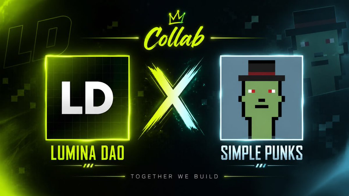 Luminadao1's tweet photo. We are delighted to Announce the collaboration with @SimplePunksNFT 🎉🥳

This collaboration marks the continuity in the growth of our community.🥳

Raffle will be live for our members on Discord. https://t.co/LG81dfplmH