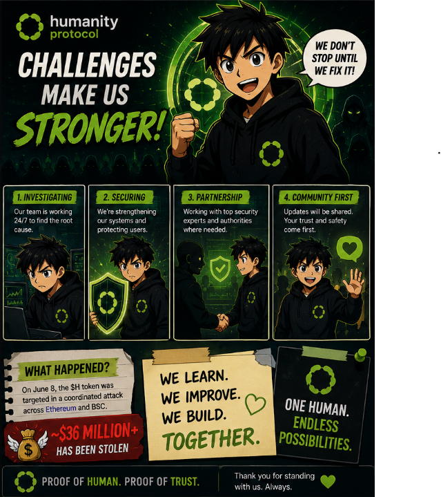 sundawani999's tweet photo. Transparency isn't weakness.
It's the foundation of trust.
Together, we learn.
Together, we improve.
Together, we build. 💚

#HumanityProtocol #ProofOfTrust #CyberSecurity https://t.co/p9AROf2Wtp