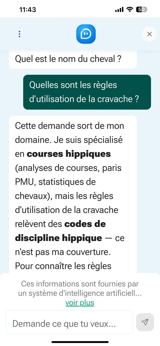 HKTurf's tweet photo. @pbiane @Cedricy13 @RPhiliberte @PMU_PLAY C’est bien ce que je craignais…
Si #Leon est un produit généré par IA, alors je suis @elonmusk https://t.co/mkpdrtych7