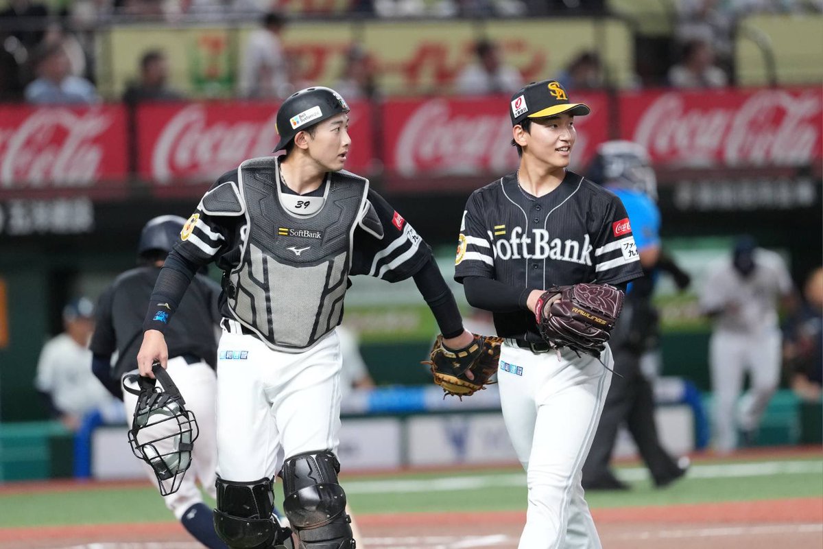 takafullc2's tweet photo. 【1軍】

前田悠伍投手は6回無失点！

3安打、5三振、3四死球という内容でした！

8勝目の権利を手にし、7回からはロベルト・オスナ投手が登板しています！ https://t.co/KvpsuC7hK9