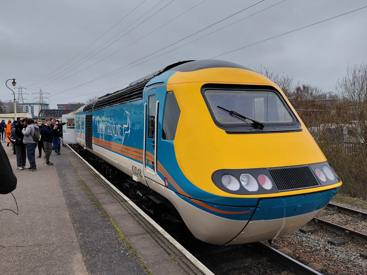 TrainiacV41582's tweet photo. Happy Birthday 50 Years 1976 - 2026 #class43 #highspeedtrain #HST https://t.co/UyJnI8htUO