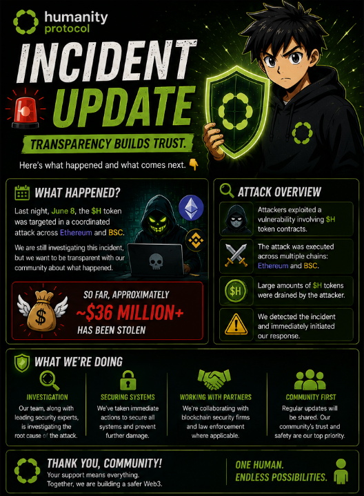 sundawani999's tweet photo. Challenges don't define us—our response does.

Transparency, security, and continuous improvement are how trust is built. 💚

Together, we're building a safer future for Web3.

#HumanityProtocol #Web3 #CyberSecurity #ProofOfTrust https://t.co/5YbghlAjwl