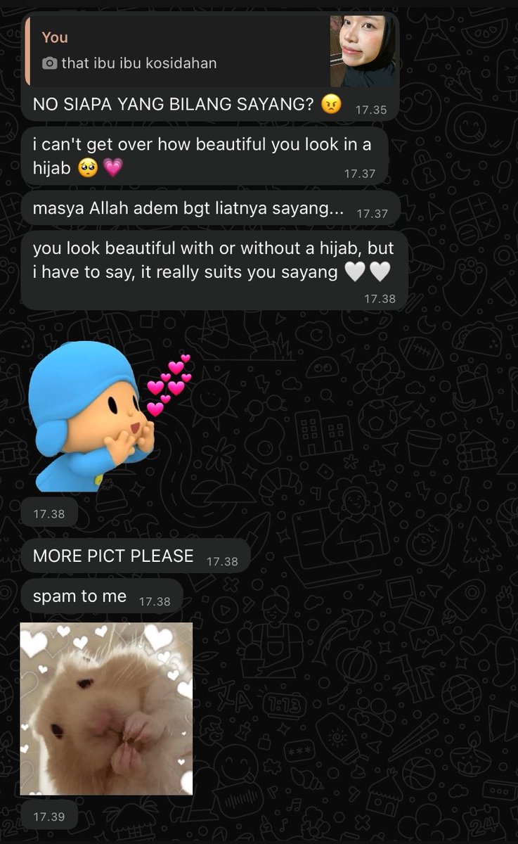 nooraeby's tweet photo. the type of response that i want…🥹💗 https://t.co/ztVe3MtwR0