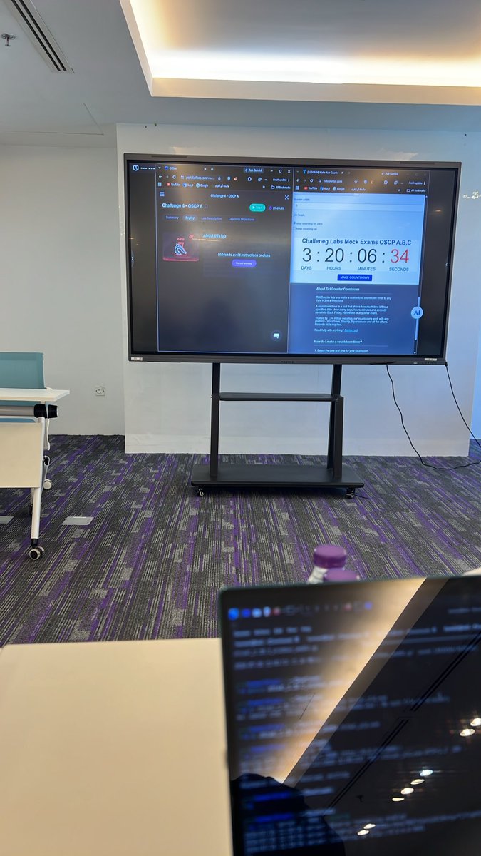 iuilurq's tweet photo. Mock exam OSCP A😵‍💫 https://t.co/a8KqKIZkGL