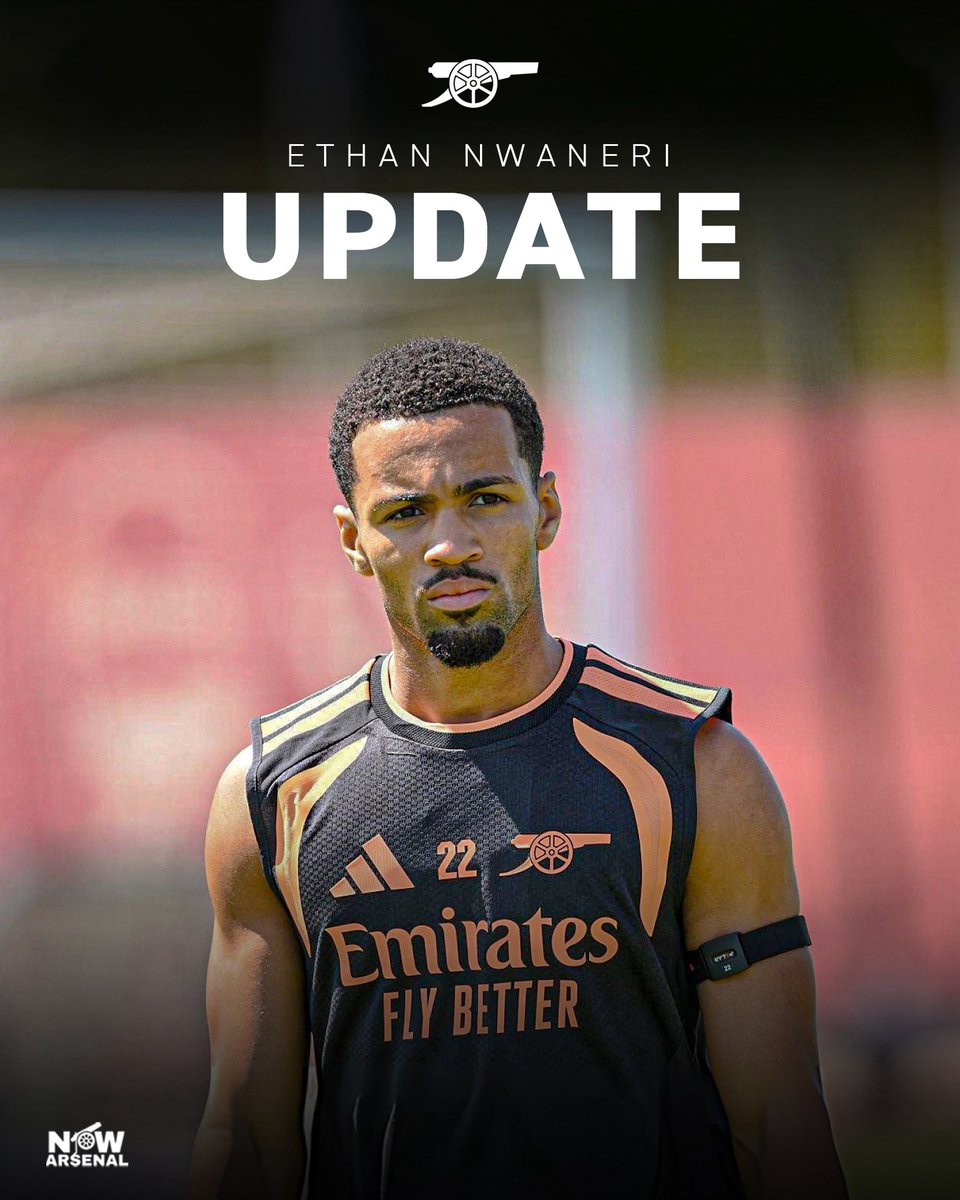 now_arsenaI's tweet photo. 🚨Ethan Nwaneri scored a stunning curler in Arsenal’s first game of pre-season yesterday against MK Dons.

It’s understood Mikel Arteta wants to give the 19-year-old more minutes in the Arsenal first-team this season.

Ethan Nwaneri is a huge talent and the club know it. https://t.co/6krYidoDZB