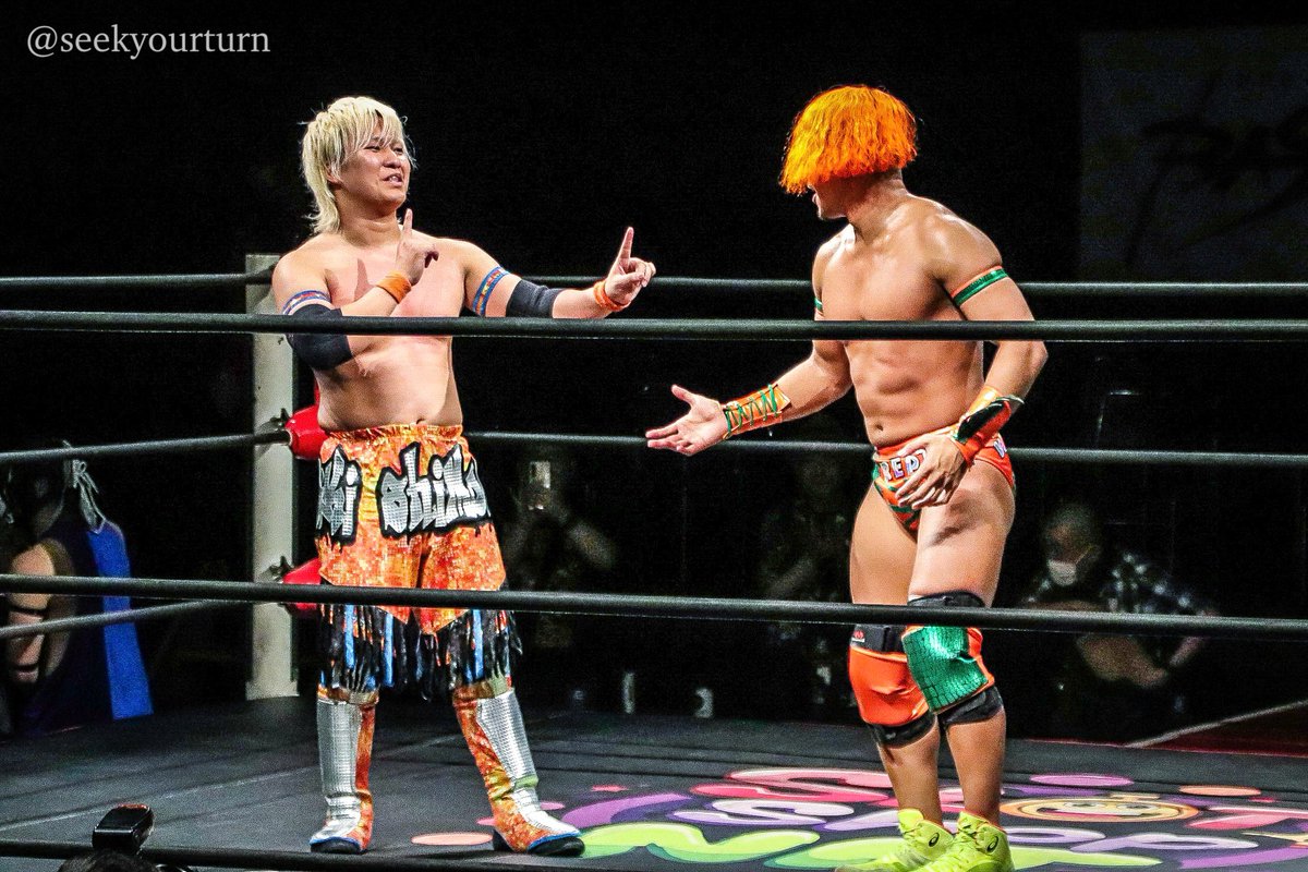 seekyourturn's tweet photo. タッグよりも対角を希望するしもむ
#下村大樹
#関札皓太
#basara_pw
(2026.7.24 BASARA緋宴 新木場) https://t.co/7odeEkDtBO