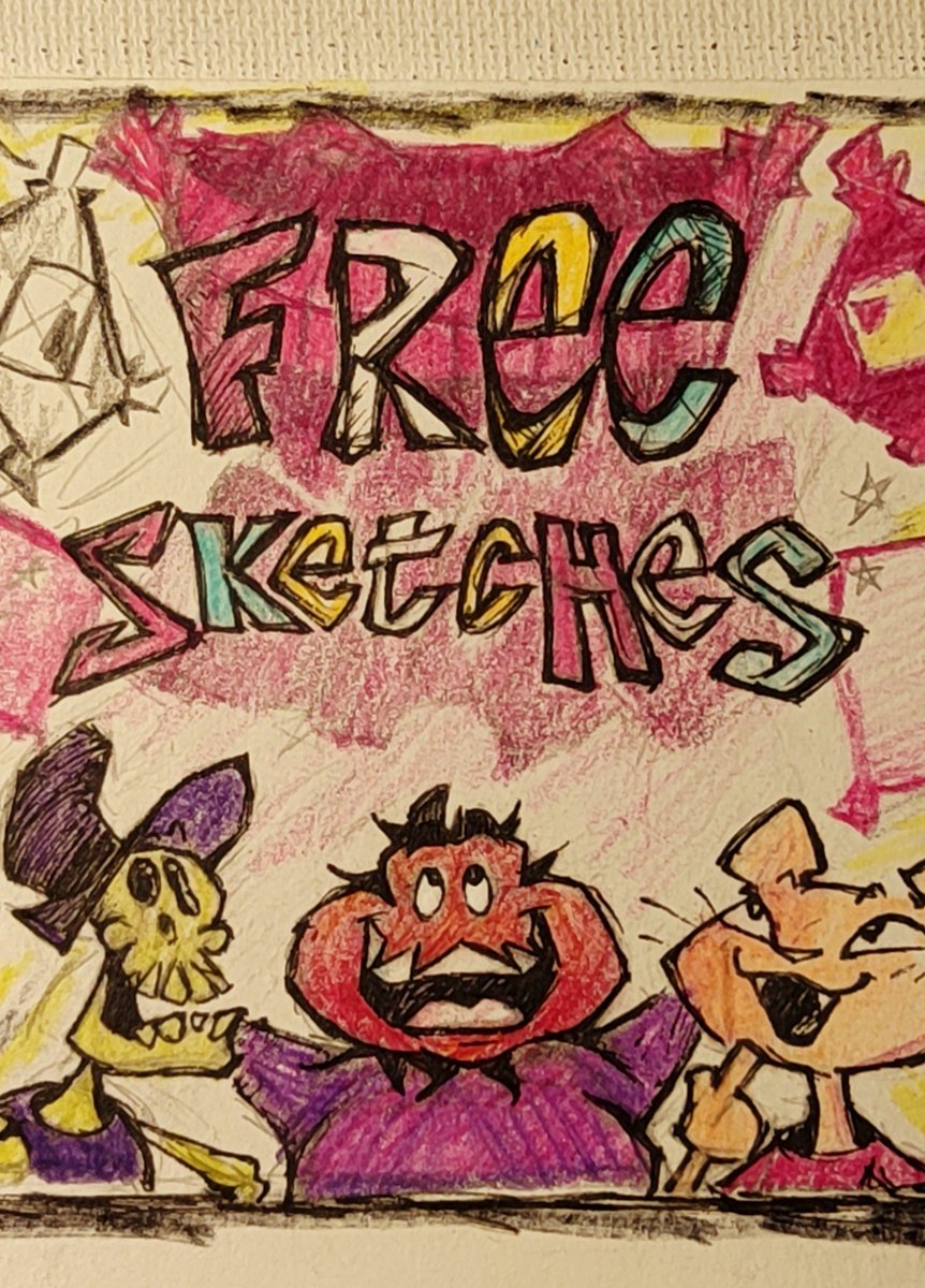 Sassofrasso06Z's tweet photo. ❤️ like + ♻️repost + 👤follow = 

FREE SKETCHES of YOUR OCs!

Followers &amp; mutuals, send yours too!
#freeart #artgiveaway #artraffle https://t.co/KF2gJQyBNN
