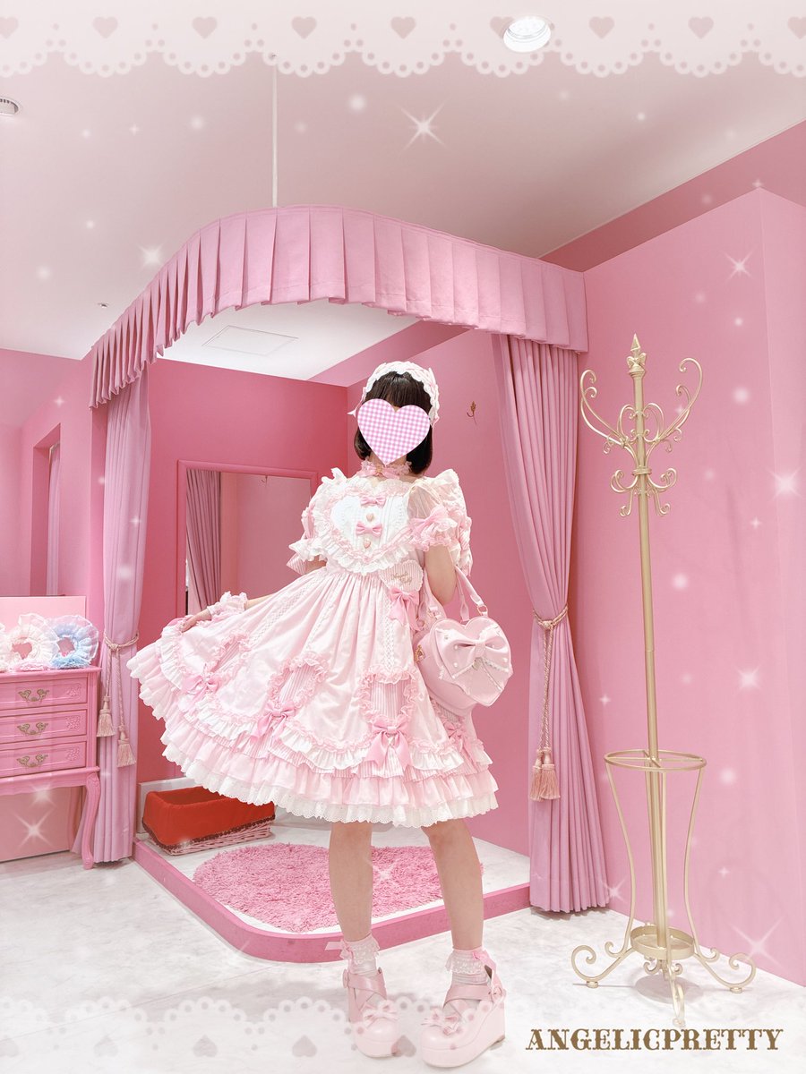 🎀お客様スナップ🎀 ふわふわWing HeartワンピースSet でご来店