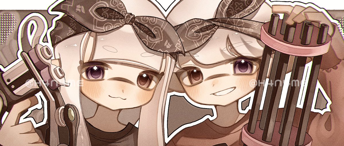 H4N4ME's tweet photo. 描き合い💜❤️ https://t.co/eOHGqbVeDM
