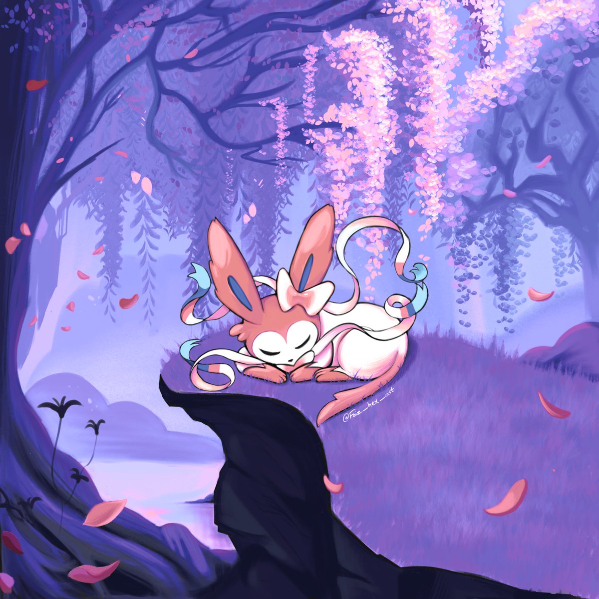 faizhexart's tweet photo. A drawing I did of Sylveon  #sylveon #art https://t.co/xxKUCfu2vB