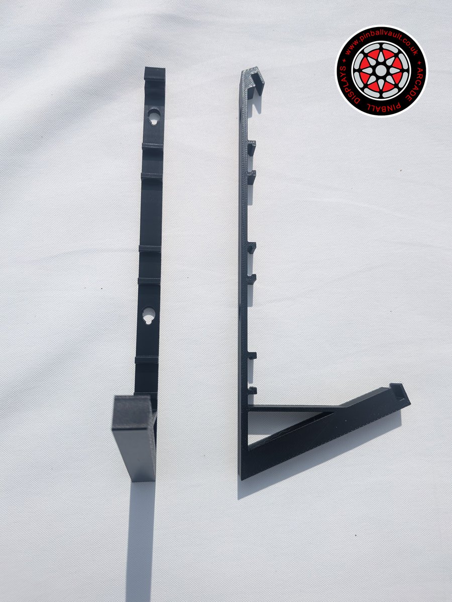 PinballVault's tweet photo. A simple and stylish alternative to the Pinball Vault Lightbox for displaying your Pinball Vault displays. Suitable for wall mounting or free standing, with a discreet rear cable recess for adding your own LED strip lighting. Available now on eBay in various colours. https://t.co/ZcUS93e3Aj