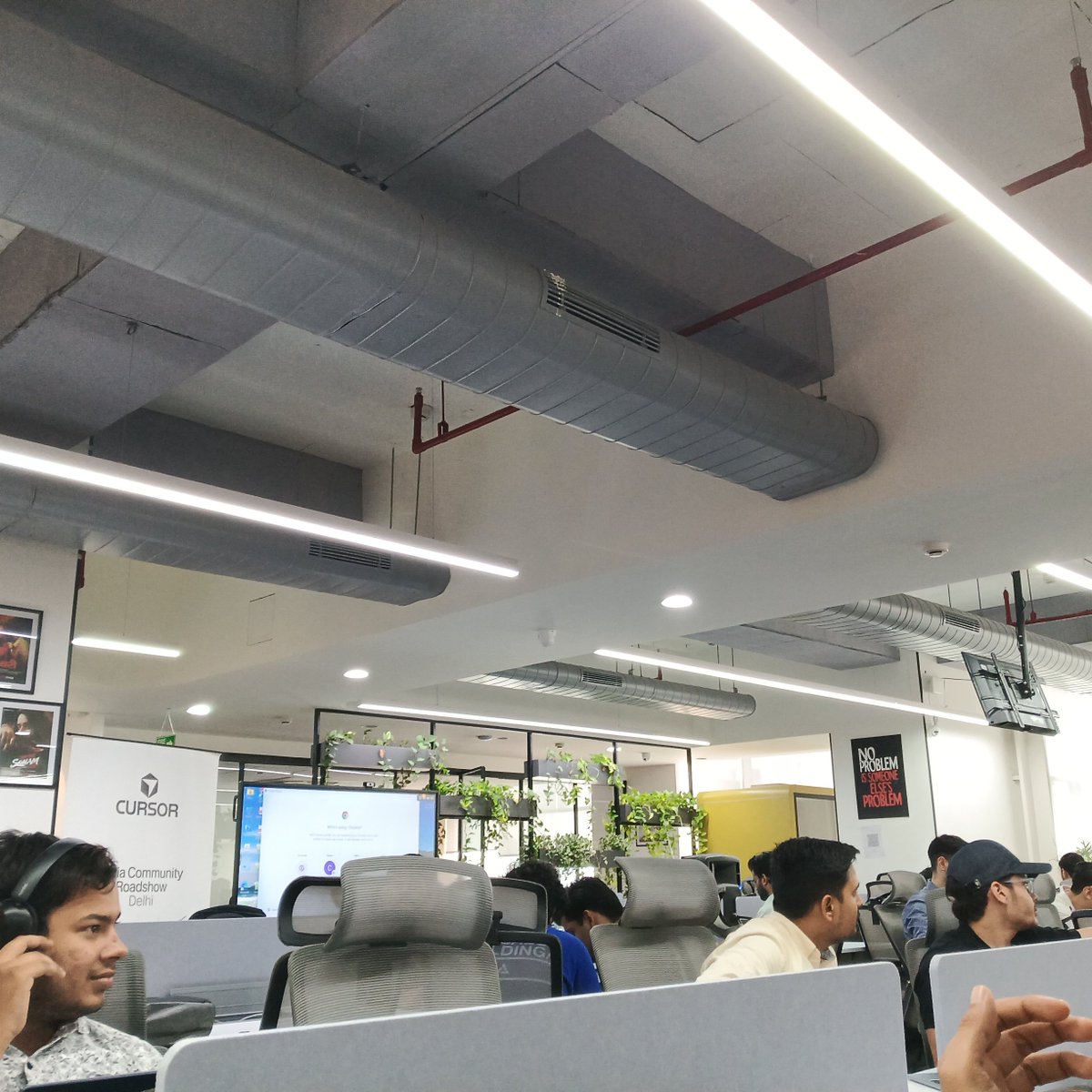 0xmansiyadav's tweet photo. Currently at the Cursor community event at STAGE, Noida ๐
Amazing energy, great conversations, and an inspiring room full of builders exploring AI-powered development.
Really enjoying the experience, learning from the community
#cursorstage
#Hadikhan #CursorDelhi #STAGE #AI https://t.co/Uue4NMnEFJ