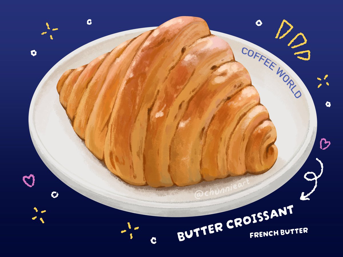 chunnieart's tweet photo. Butter croissant for Sunday 🥐💛🥰
#foodillustration #foodillustrator #croissant https://t.co/yVXswTdGxb