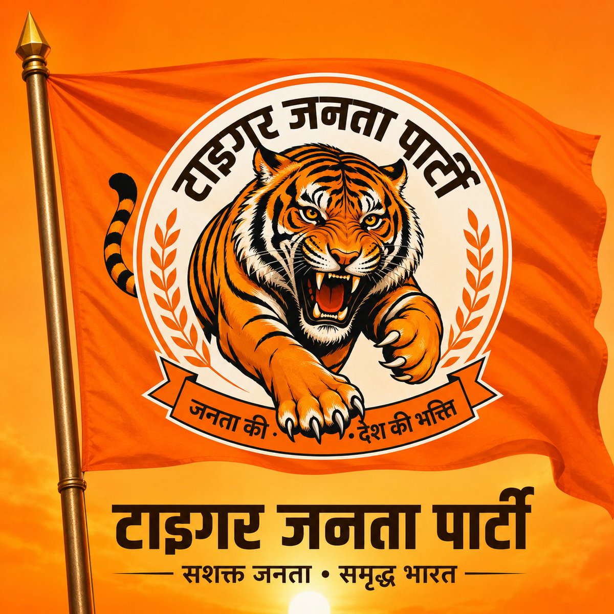 CookingShow_9's tweet photo. We Want New Tiger 🐅 Janta Party Alliance With BJP 🌷 NDA https://t.co/mIgyVUEqvI