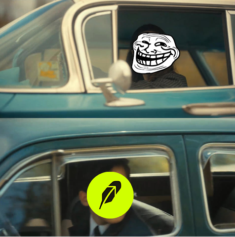 TROLLRH's tweet photo. This isn't just a chance encounter—it's what you look like when you see the most iconic meme. https://t.co/Q2xHViCLXp