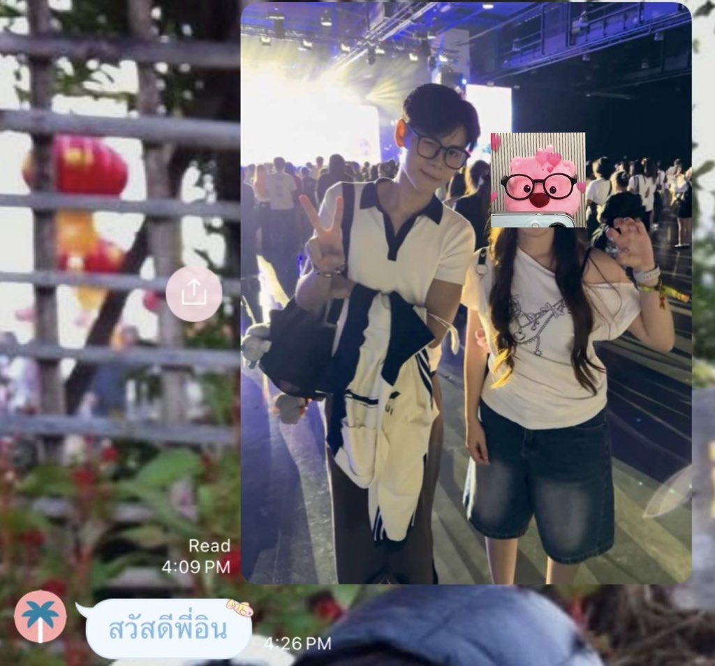 maywithmeow's tweet photo. คิดถุงจังเรย นึกว่าจะไม่ได้เจอซะแล้ว (๑′̥̥̥▵‵̥̥̥ ૂ๑) ไว้เจอกานใหม่น้านายอินทะวิ้ดด 🥺🥺🩷🩷 (ส่งให้หม่าม้าดูว่าเจอพี่อิน ตอนนั้นชีช่วยโหวตด้วยซ้าม 55555) https://t.co/lOPTgdboVa