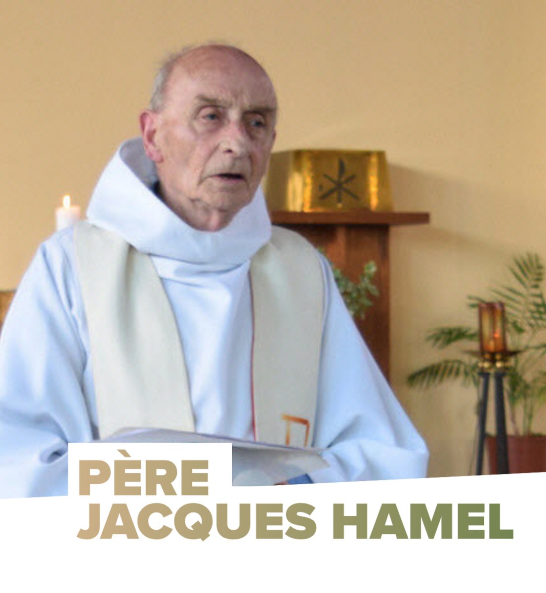 GilletJocelynRN's tweet photo. Dix ans après l'assassinat du père Jacques Hamel, la France n'oublie pas. Son meurtre, au cœur d'une église, a frappé la République tout entière. Honorons sa mémoire en défendant sans relâche la liberté de culte et en restant unis face au terrorisme islamiste. N'oublions jamais. https://t.co/CnaMHp2y4D