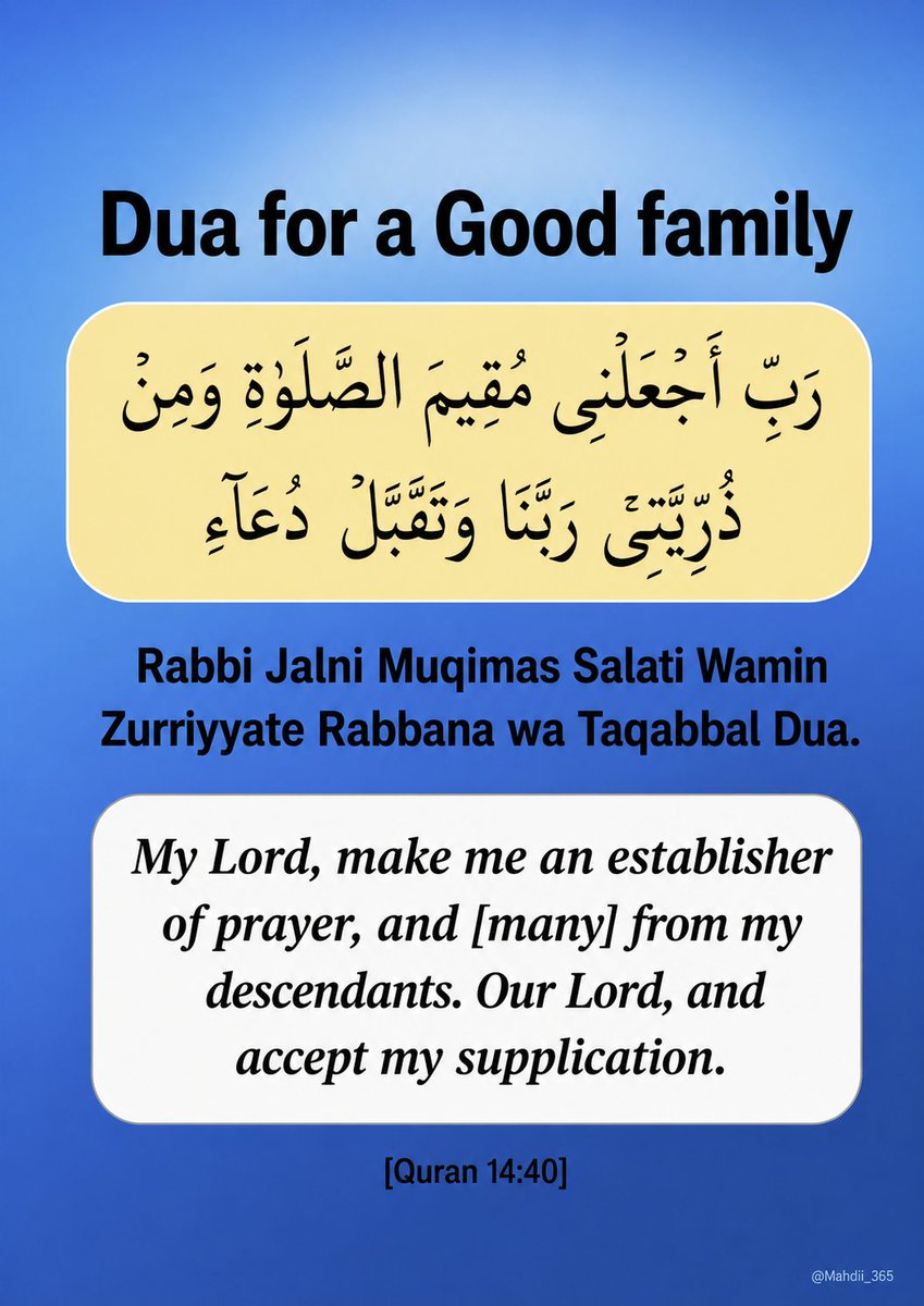 Mahdii_365's tweet photo. Du'a for a good family: https://t.co/ceP593XQxL