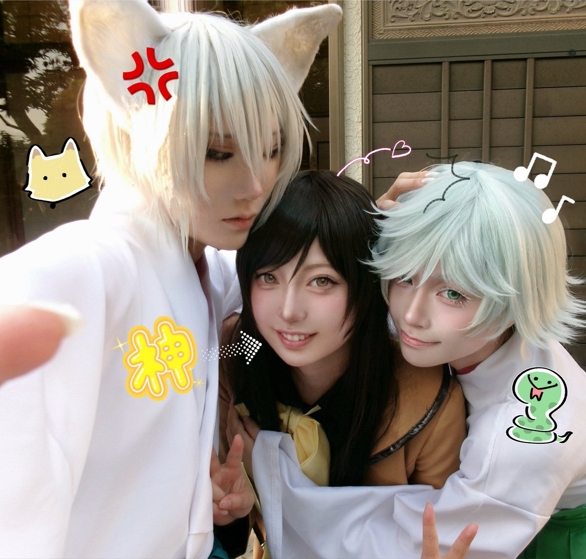 momo_seO3's tweet photo. 神様はじめました￤Cosplay

みんなで神はじ撮影行ってきた🐍✌️

 #神様はじめてみたよ0725 https://t.co/u2go7DDDft