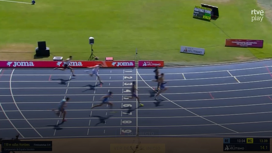 fatletismeib's tweet photo. #CEatletismo #Málaga2026: 
Dani Castilla, 3r a la 3ª sèrie dels 110 m/tanques amb 14.39 (+0.1), també passa a les semifinals! 🚧
Exitosa primera passa del mallorquí del New Balance, qui ha obert temporada d'estiu a Málaga. Enhorabona! 👏 

@esportsIB @EsportsConsell #atletesfaib https://t.co/8Pzl8zgDZi