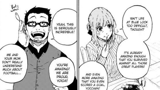 Arieslikesbllk's tweet photo. Isagi's parents are the real goats of Blue Lock

They support Isagi wholeheartedly even though they don't understand football

Having parents like this is a privilege NGL https://t.co/L1kaA845ET
