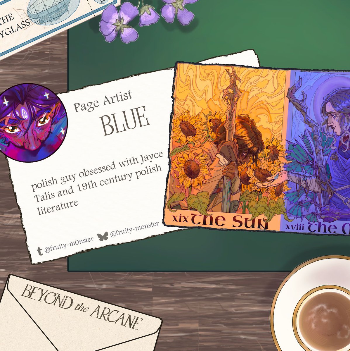 BeyondtheArcane's tweet photo. ☁︎ CONTRIBUTOR SPOTLIGHT: Blue ☁︎

We'd be blue without Blue on our contributor team!

#arcane #zine https://t.co/PqmjjmzTM6