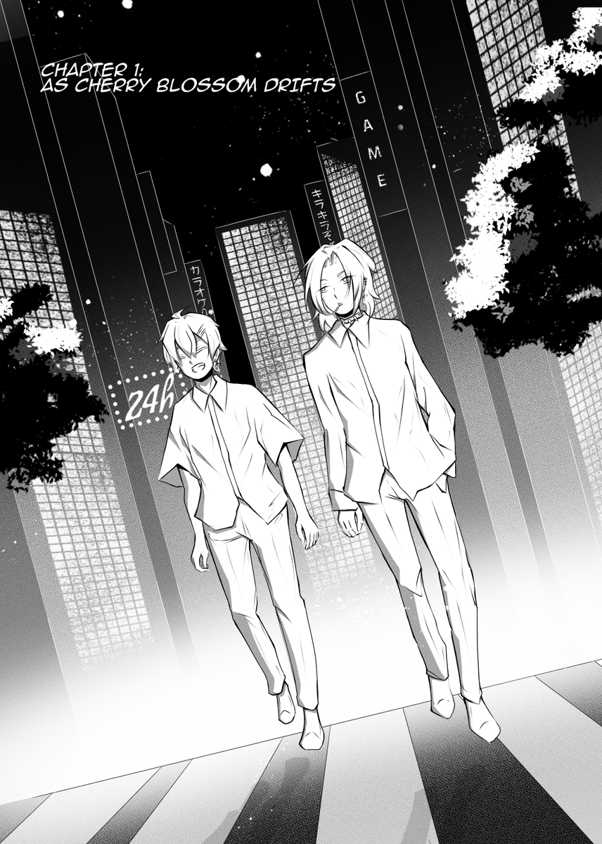 Sshirokuro's tweet photo. high school days | chapter 1 cover 🌃

#artmoots #月よりも眩しい君へ https://t.co/nGrSLBCCLI