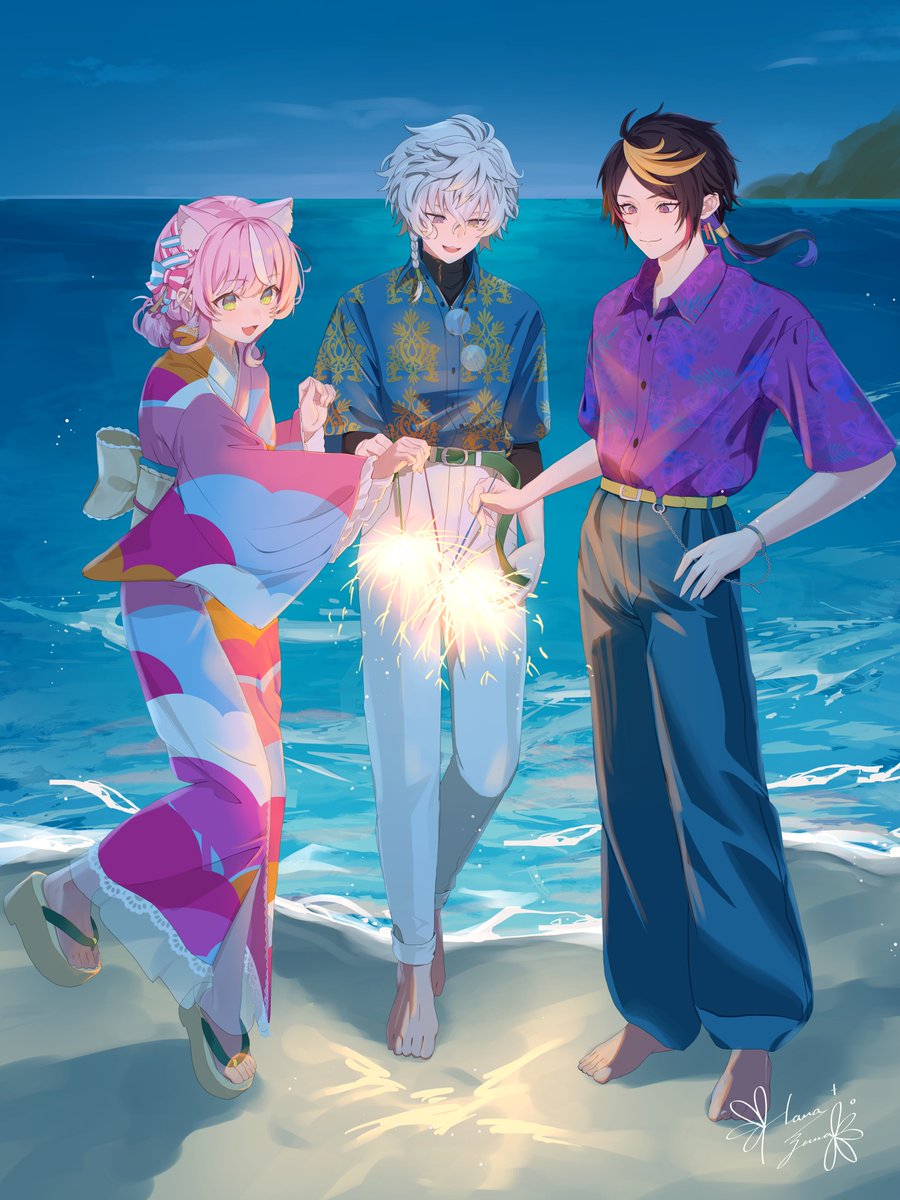 zawa_ma_'s tweet photo. #YaminoArt #叢雲掲示板 #Nari_Art 
やみくもやんSummer🎇 https://t.co/QaZzNoPhs5