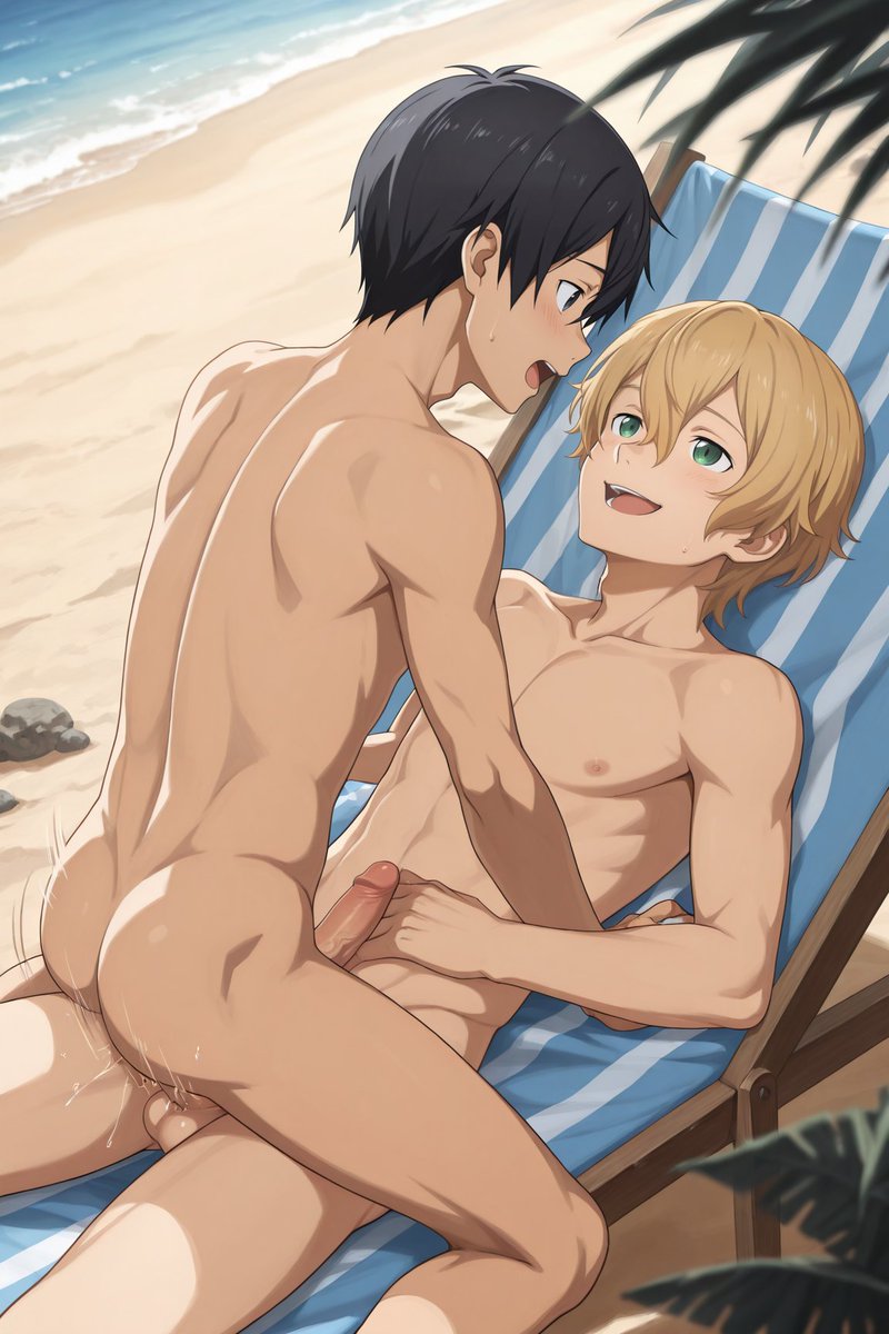 DantaFing's tweet photo. Eugeo x Kirito | SAO

#AIイケメン部 #NSFW #gay #yaoi #AIart #AIイラスト #SwordArtOnline #Kirito #Eugeo https://t.co/EzSnu23Qwv