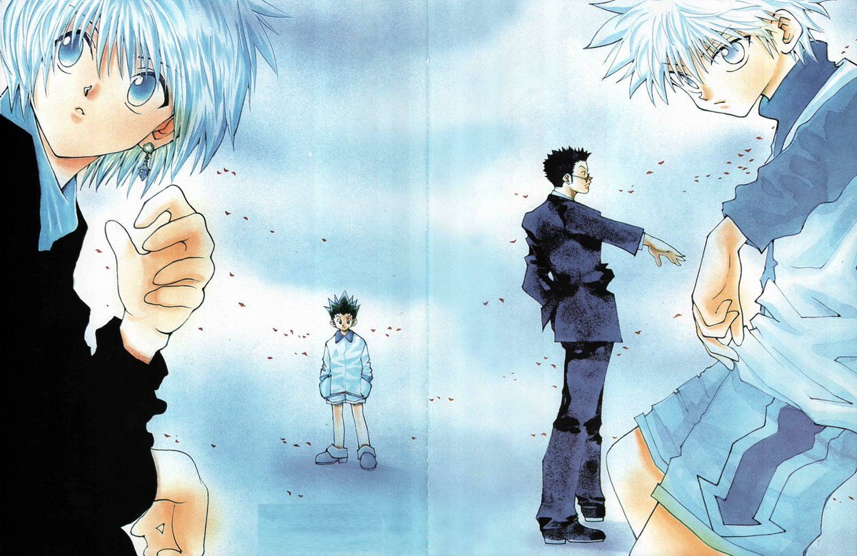 Hunter x Hunter Illustration for Weekly Shonen Jump in 1999