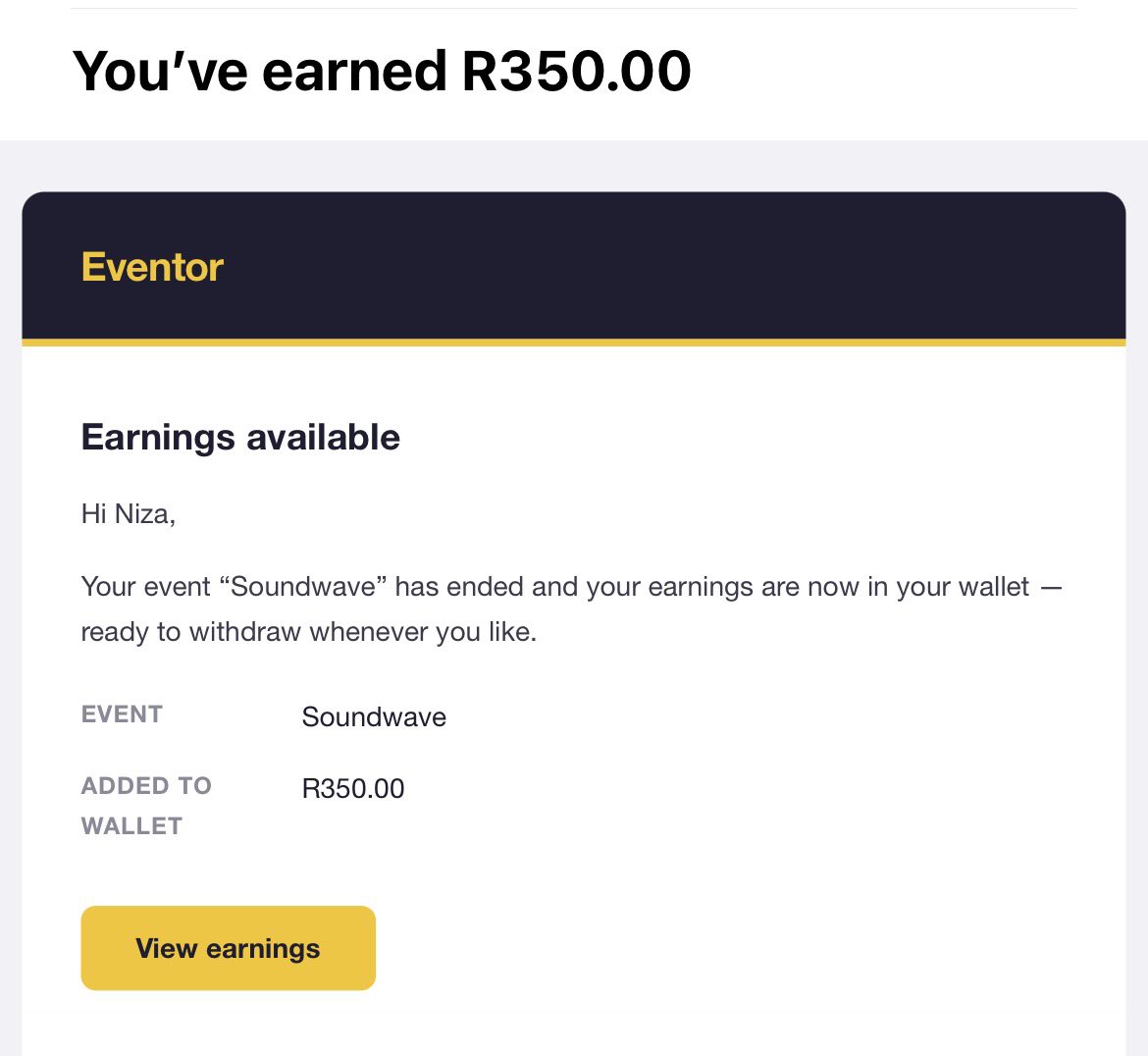 OfficialEventor's tweet photo. Event ends → earnings in your wallet → withdraw when you’re ready.

That’s it. That’s the whole process. 🎟️💰 

https://t.co/K36c2ONwKT https://t.co/oVMI6W4630