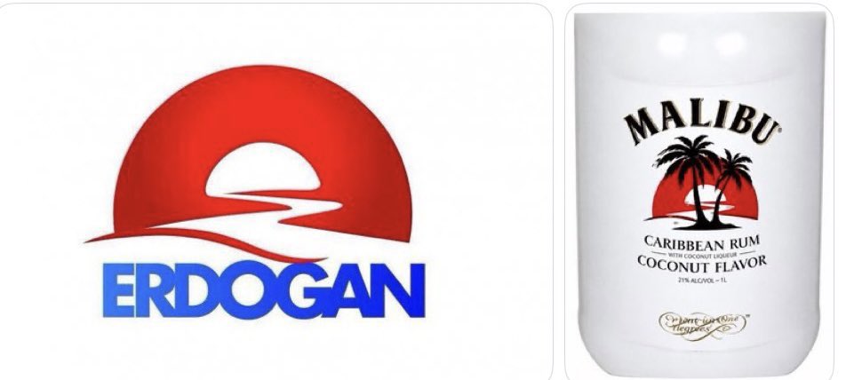 AybasOzgur's tweet photo. Çalmayı geçtik Logoda bile Ağaçları kesmişler Amerikan Menşeili Hindistan cevizli Rom logosunu beğenenler Yerli ve milli içkimiz olan Yeni Rakı üzerinden güya gönderme yapıyor vizyonsuzlar. https://t.co/H4ZSUrLc1c