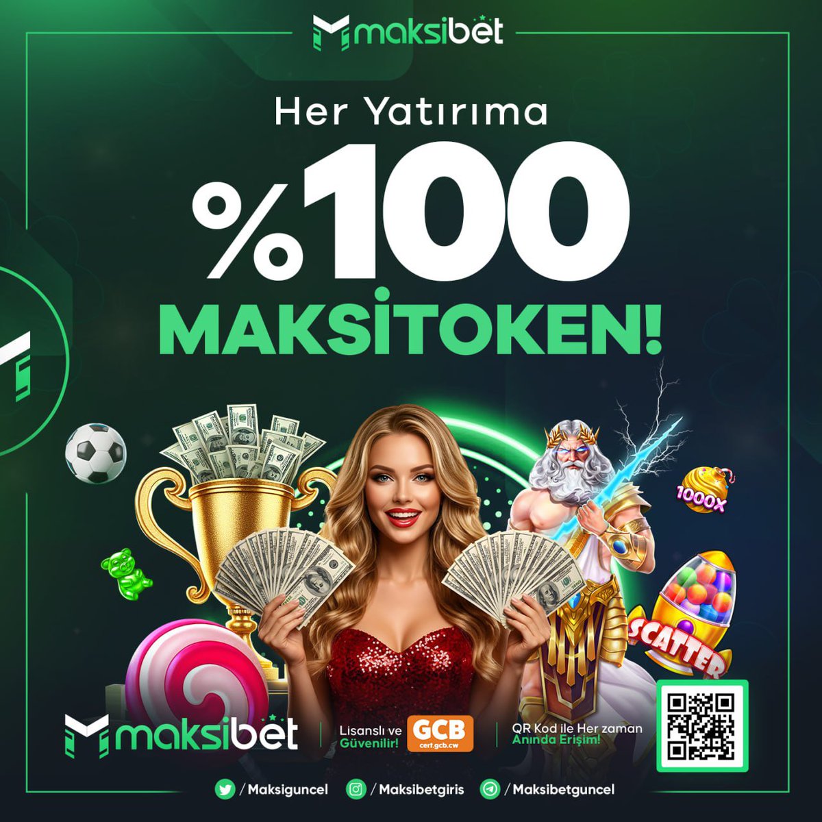 m_sosyall's tweet photo. 🔔%100 MAKSİTOKEN🔔

💰Güne Özel her #yatırıma %100 Maksi Token seni bekliyor!💰

⭐️Daha fazla #token, daha fazla kazanma fırsatı seni bekliyor!⭐️

⭐Maksibet – #Kazanç burada başlar! 

🔗https://t.co/4zDT5WOGZ2 https://t.co/LNXy7BdnaE