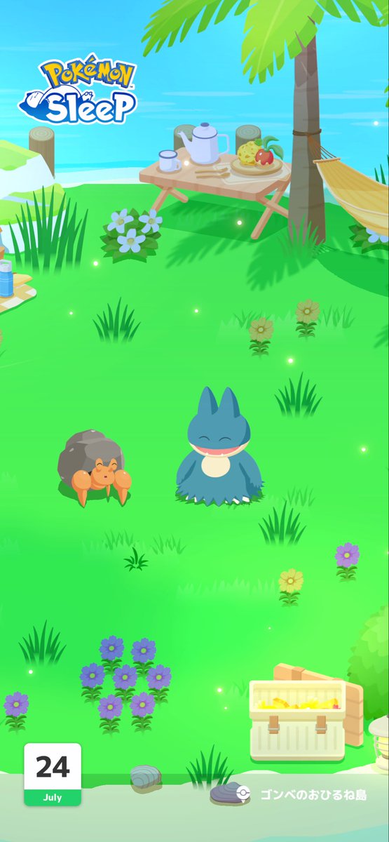 mamo_44d's tweet photo. #ポケスリ3周年をみんなで 

いっぱいリラックスできたかな？
イシズマイちゃん https://t.co/bO2FMkcFuS