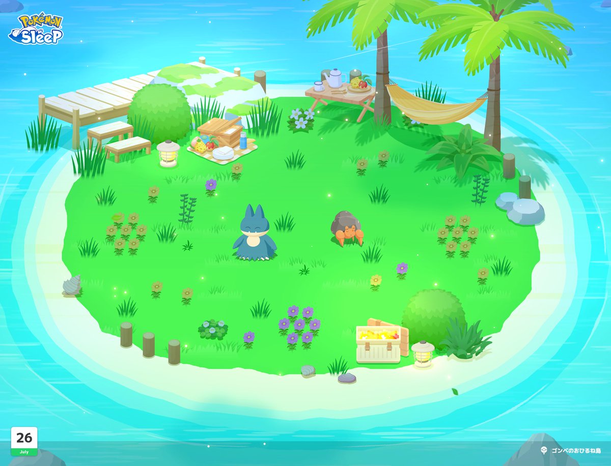 mamo_44d's tweet photo. #ポケスリ3周年をみんなで 

いっぱいリラックスできたかな？
イシズマイちゃん https://t.co/bO2FMkcFuS