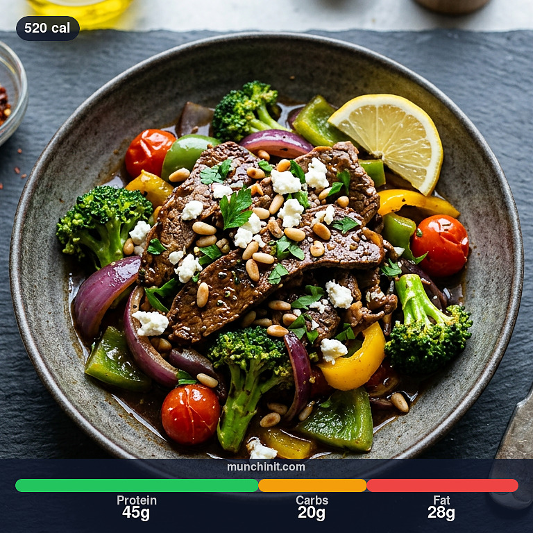 munchinit_app's tweet photo. Mediterranean Spiced Beef &amp; Broccoli Stir-Fry
520 cal | 45g protein | 20g carbs | 28g fat
Track This vibrant Mediterranean-inspired stir-fry is packed with flavour and nutrients, mak…
#food #foodie #mealideas https://t.co/yS44rrjkrm