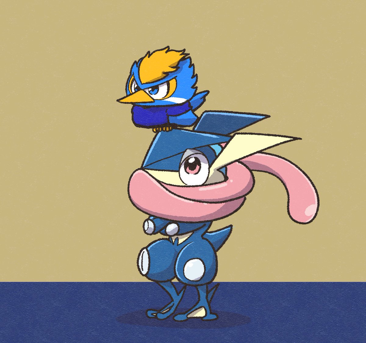 chidajunsei3163's tweet photo. #ポケモンJリーグ 
#ゲッコウガ #ゼルビー https://t.co/qsjhJriFBo