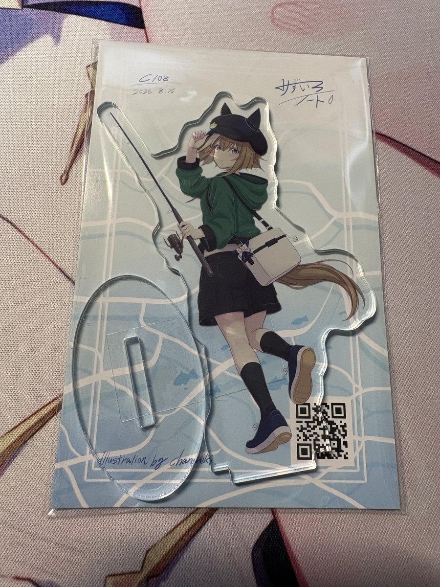 shiki_chan465's tweet photo. 夏コミで頒布するアクスタが届きました!!
サイズは縦10センチで結構小さいです!!!! https://t.co/4LMim0G1WX