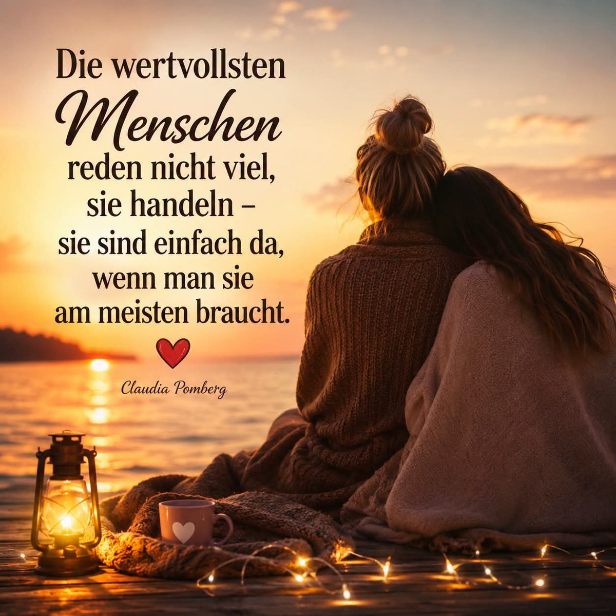 BilderGru's tweet photo. Die wertvollsten Menschen reden nicht viel, sie handeln – sie sind einfach da, wenn man sie am meisten braucht. ❤️
Claudia Pomberg
#EchteFreunde #Dankbarkeit #Wertvoll https://t.co/Dk7eQ5fIUu