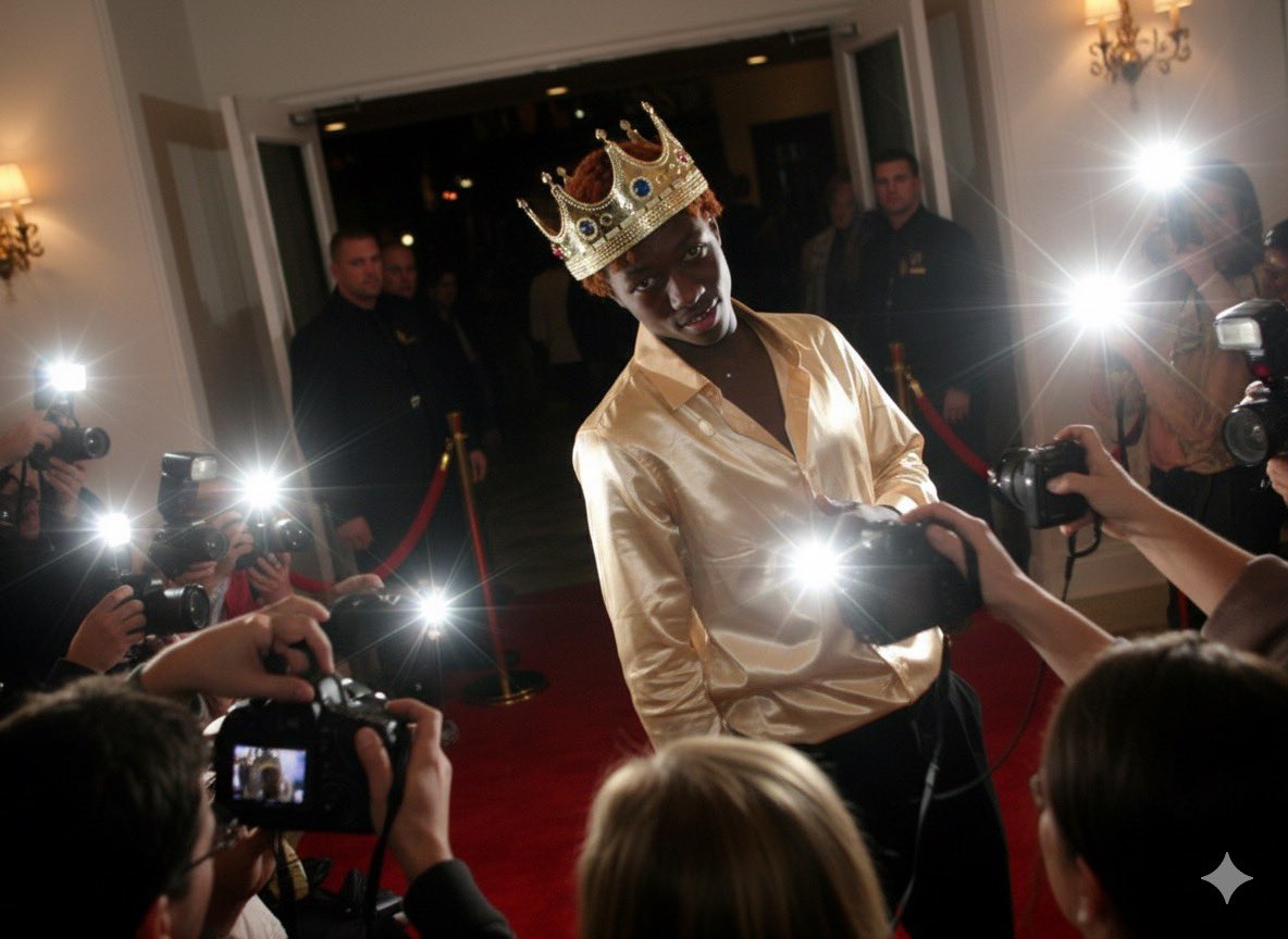 iamkingdavion's tweet photo. I’m really a celebrity wowww🤴📸 https://t.co/go38CHwul6