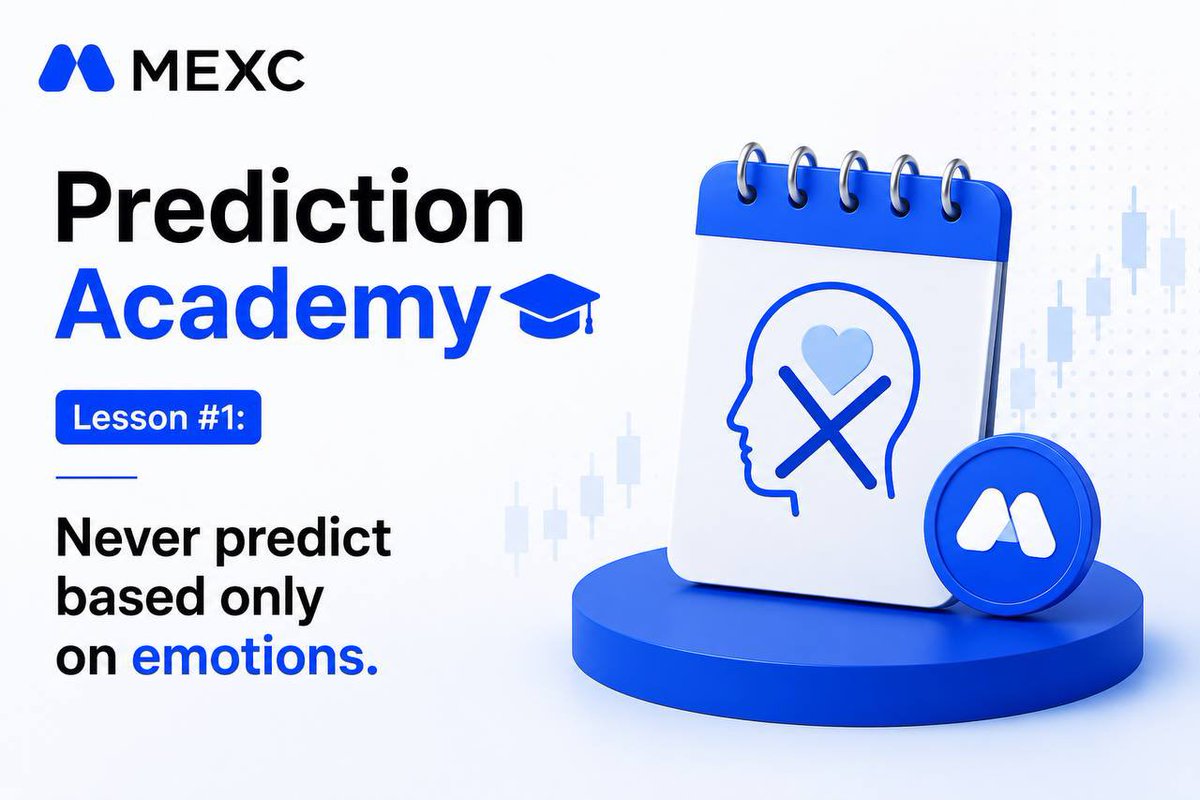 MEXC_AfricaBU's tweet photo. Prediction Academy 

Lesson #1:

Never predict based only on emotions.

Ask yourself:

What information supports my prediction?”l

Research first.
Predict second.

https://t.co/0mrIfHBbfS

#MEXCPredict https://t.co/1OMvSu8ae4