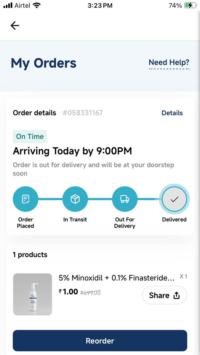 vikrant_design's tweet photo. @shadowfax_in @shadowfax_in this is the today’s #order which is #pending for #today on 26th #july which I feel cannot be delivered today as per my earlier #worst #experience , #sorry #apology I can not accept this time if not delivered on #today and repost again and will take #actions https://t.co/NIZozxneFu