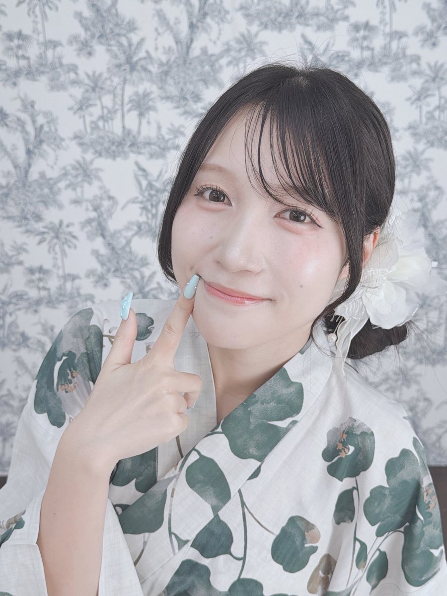 takekou46's tweet photo. 「 dela Gスタ撮影会」

ライブのみ行こうかと思っていましたが、せっかくだし1部だけお邪魔しようと、、

そしたらまさかの1部は11期全員浴衣！！

浴衣撮影会行けなかったのでまさかのサプライズすぎました、、

浴衣姿の推し可愛すぎる💙(いつでも可愛い)

#dela
#黒木春菜 https://t.co/pSHvEoSpwM