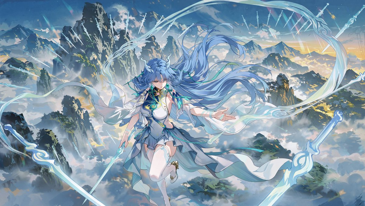 popsolaris's tweet photo. Qingxiao reveals every one of her swords has its own name. https://t.co/RA3jCFejfF