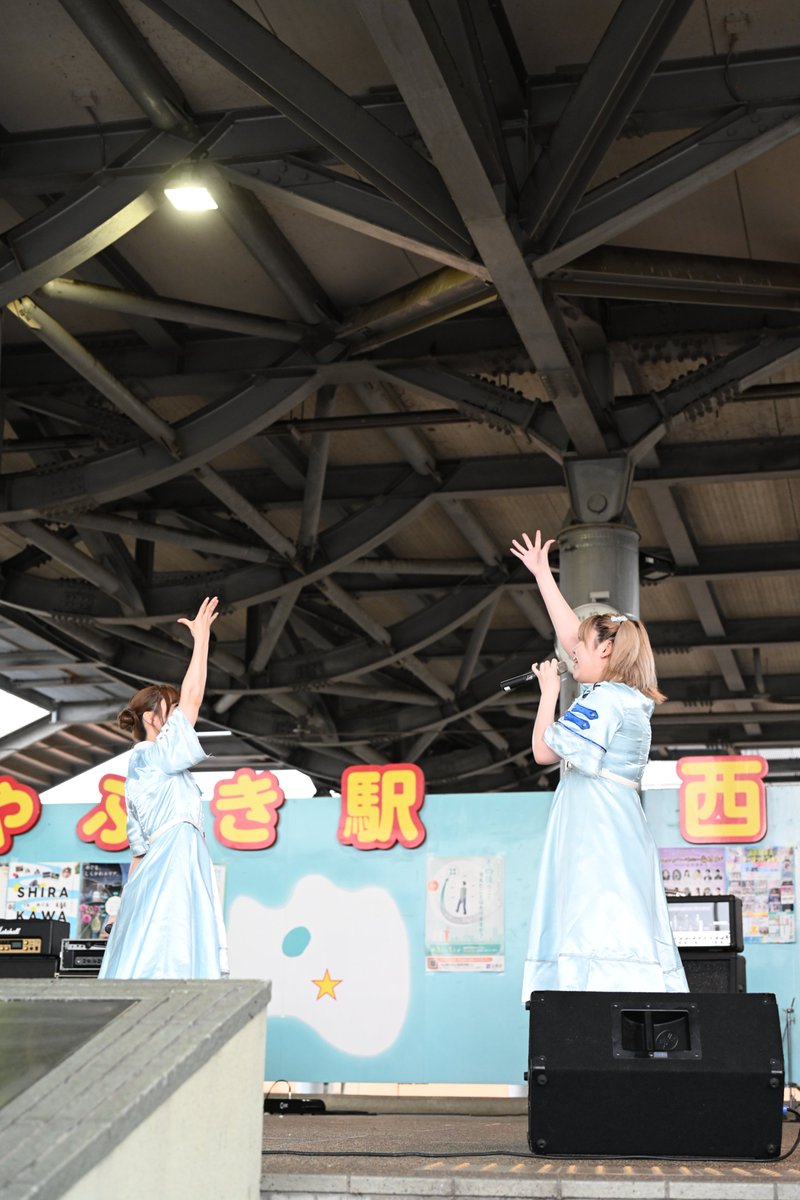 kamachan9's tweet photo. 2026/7/25
矢吹駅まえサーキットライブ2026
矢吹駅西口

トリはShuN-R@n GIRLS☆ 小豆るこさん・まゆさん（１）
始まる前、大正ロマンの館でやっている人を見たい～っていう女子高生の声があった https://t.co/XindXwW1io